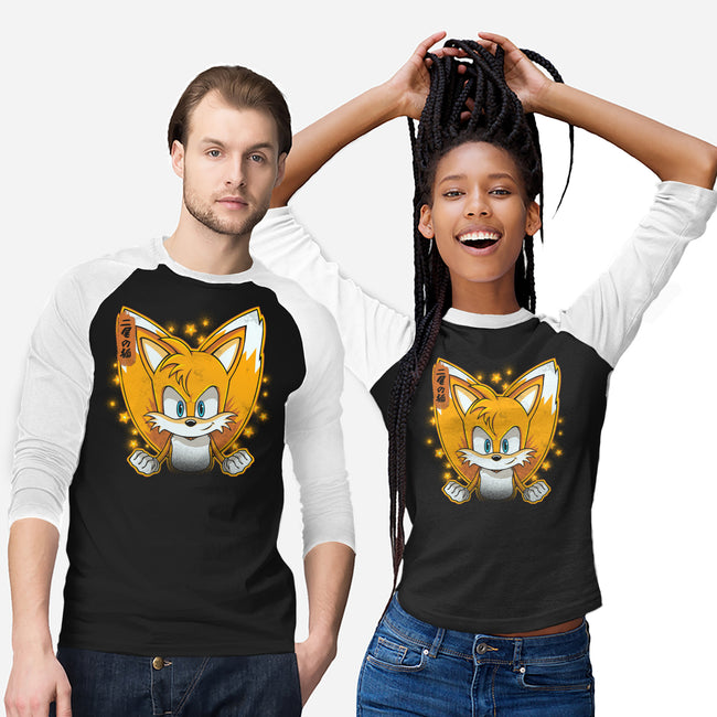 The Two-Tailed Fox-Unisex-Baseball-Tee-grevalra