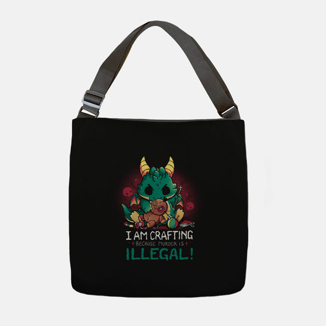 I Am Crafting-None-Adjustable Tote-Bag-Vallina84