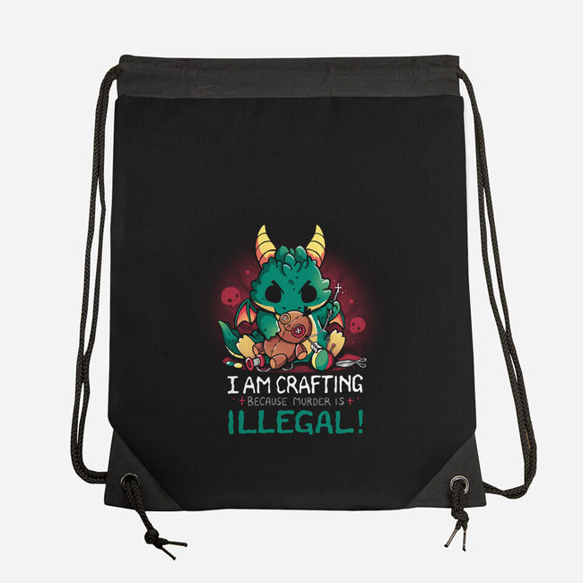 I Am Crafting-None-Drawstring-Bag-Vallina84