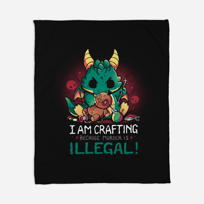 I Am Crafting-None-Fleece-Blanket-Vallina84