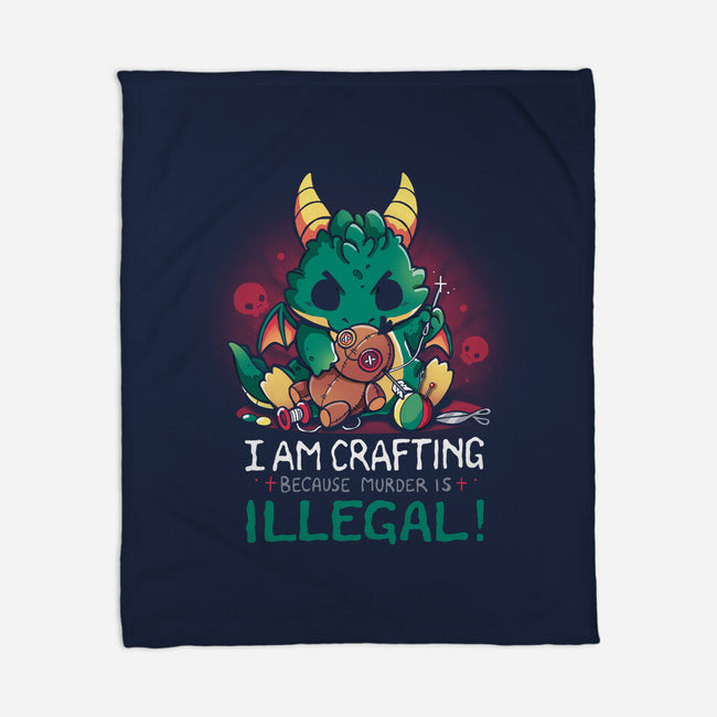 I Am Crafting-None-Fleece-Blanket-Vallina84