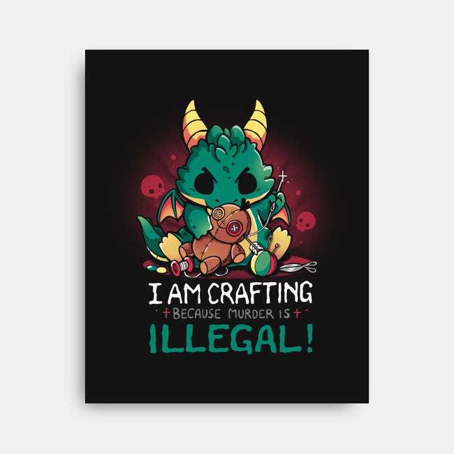 I Am Crafting-None-Stretched-Canvas-Vallina84