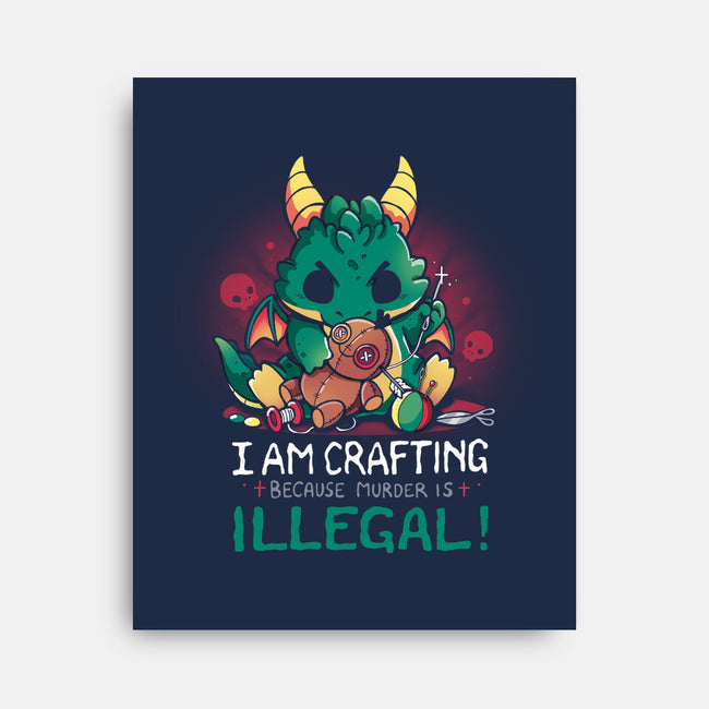 I Am Crafting-None-Stretched-Canvas-Vallina84