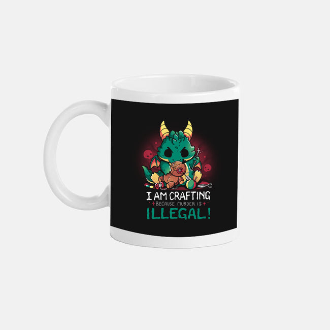 I Am Crafting-None-Mug-Drinkware-Vallina84