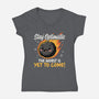 The Worst Is Yet To Come-Womens-V-Neck-Tee-Popnotic