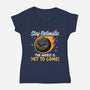 The Worst Is Yet To Come-Womens-V-Neck-Tee-Popnotic