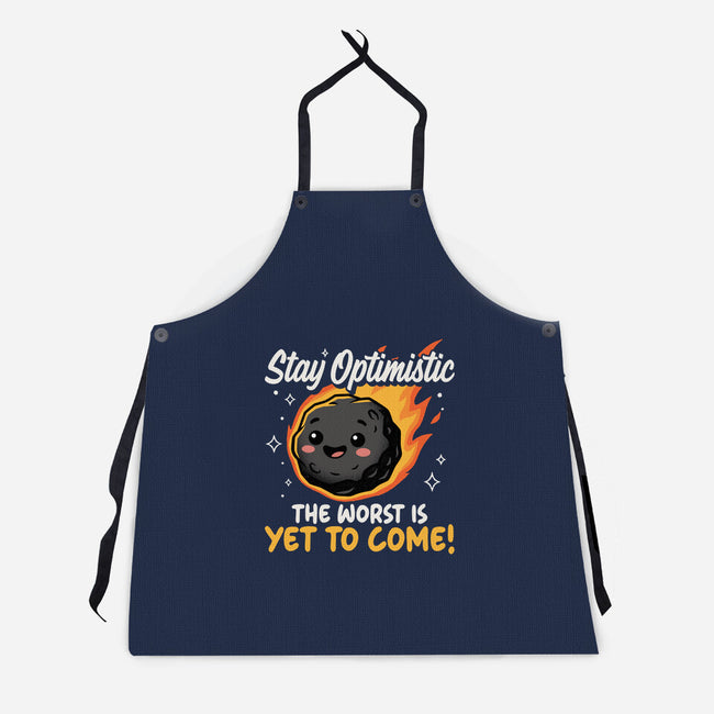 The Worst Is Yet To Come-Unisex-Kitchen-Apron-Popnotic