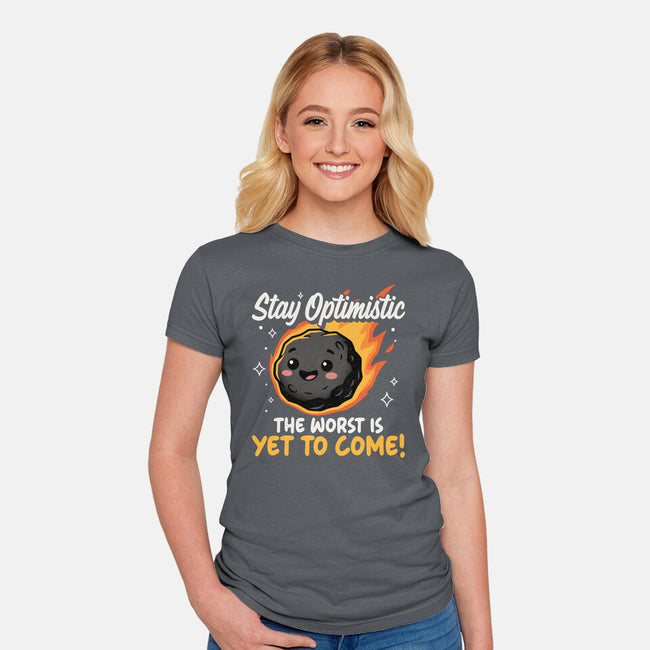 The Worst Is Yet To Come-Womens-Fitted-Tee-Popnotic