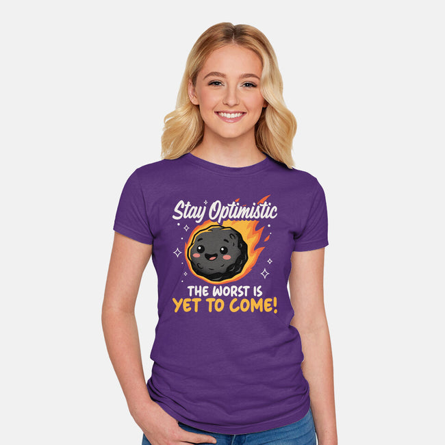 The Worst Is Yet To Come-Womens-Fitted-Tee-Popnotic
