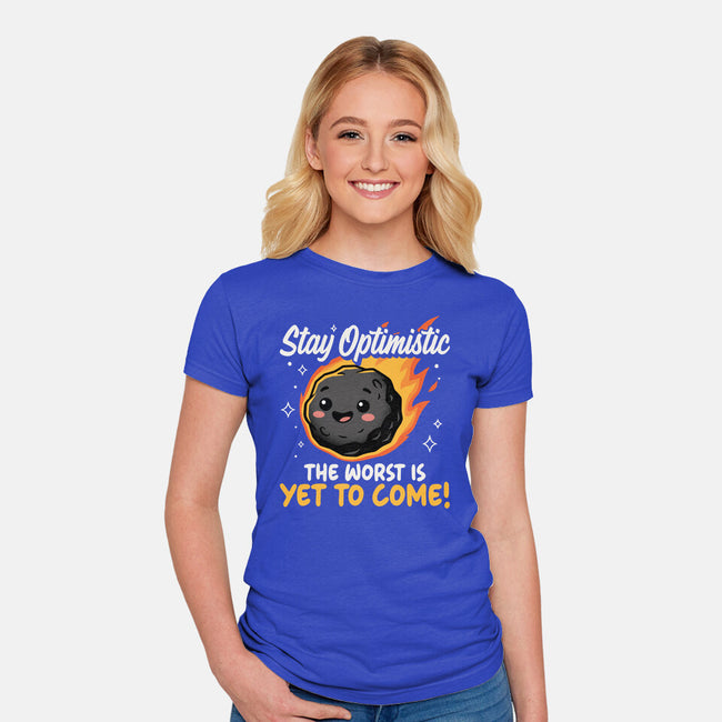 The Worst Is Yet To Come-Womens-Fitted-Tee-Popnotic