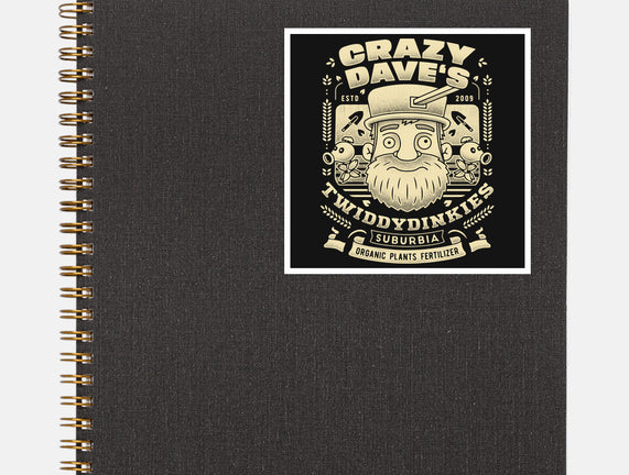 Crazy Dave Emblem Grunge