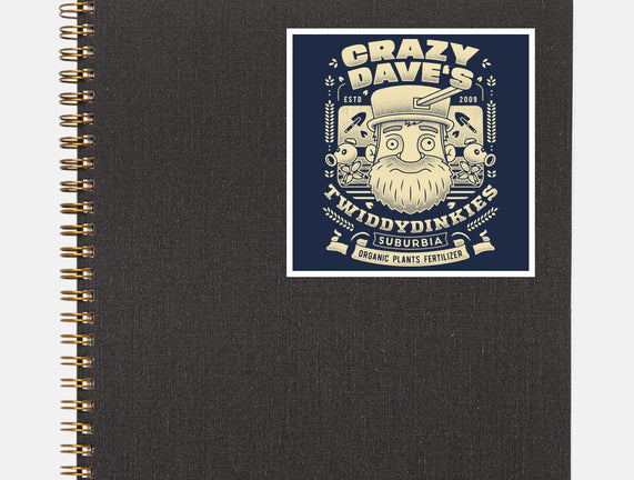 Crazy Dave Emblem Grunge
