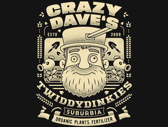 Crazy Dave Emblem Grunge