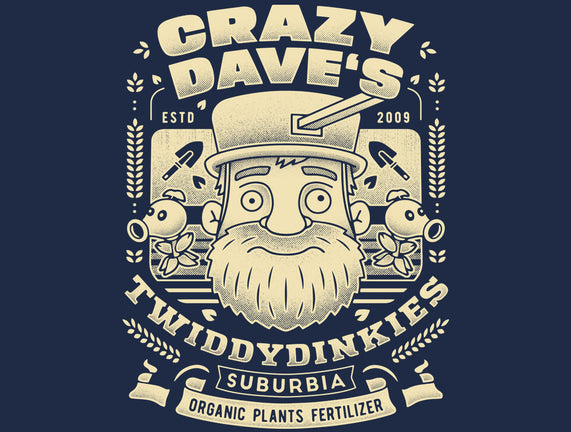 Crazy Dave Emblem Grunge