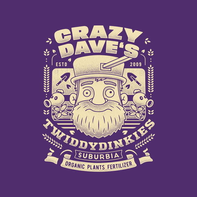 Crazy Dave Emblem Grunge-None-Drawstring-Bag-LAGELANTEE