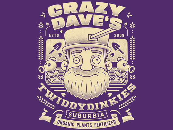 Crazy Dave Emblem Grunge