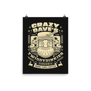Crazy Dave Emblem Grunge