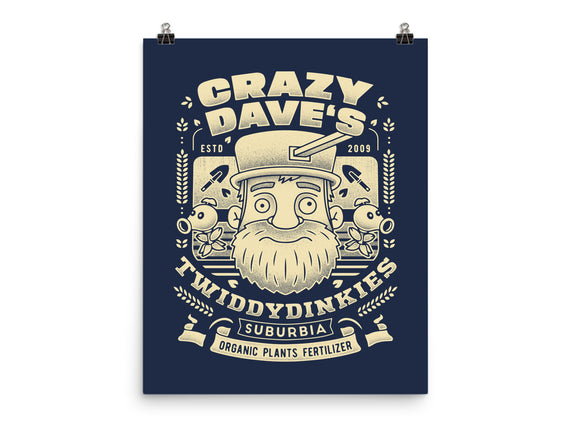 Crazy Dave Emblem Grunge