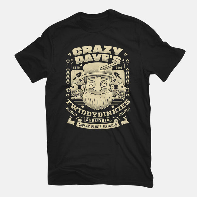 Crazy Dave Emblem Grunge-Mens-Premium-Tee-LAGELANTEE