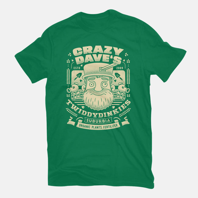 Crazy Dave Emblem Grunge-Mens-Heavyweight-Tee-LAGELANTEE
