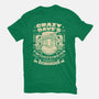 Crazy Dave Emblem Grunge-Mens-Heavyweight-Tee-LAGELANTEE
