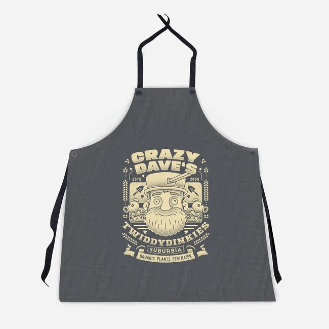 Crazy Dave Emblem Grunge-Unisex-Kitchen-Apron-LAGELANTEE