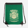 Crazy Dave Emblem Grunge-None-Drawstring-Bag-LAGELANTEE