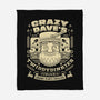 Crazy Dave Emblem Grunge-None-Fleece-Blanket-LAGELANTEE