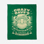 Crazy Dave Emblem Grunge-None-Fleece-Blanket-LAGELANTEE