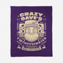 Crazy Dave Emblem Grunge-None-Fleece-Blanket-LAGELANTEE
