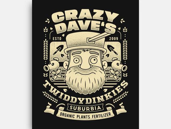 Crazy Dave Emblem Grunge