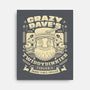 Crazy Dave Emblem Grunge-None-Stretched-Canvas-LAGELANTEE