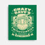 Crazy Dave Emblem Grunge-None-Stretched-Canvas-LAGELANTEE