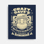Crazy Dave Emblem Grunge-None-Stretched-Canvas-LAGELANTEE