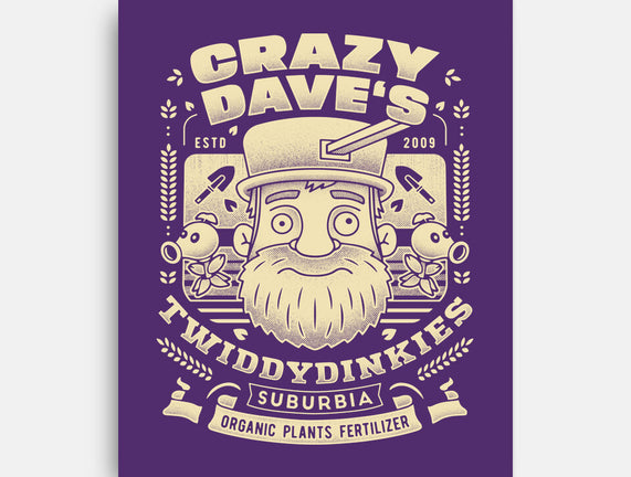 Crazy Dave Emblem Grunge