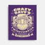 Crazy Dave Emblem Grunge-None-Stretched-Canvas-LAGELANTEE