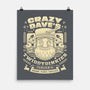 Crazy Dave Emblem Grunge-None-Matte-Poster-LAGELANTEE