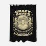 Crazy Dave Emblem Grunge-None-Polyester-Shower Curtain-LAGELANTEE