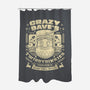 Crazy Dave Emblem Grunge-None-Polyester-Shower Curtain-LAGELANTEE