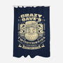 Crazy Dave Emblem Grunge-None-Polyester-Shower Curtain-LAGELANTEE