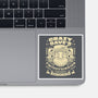 Crazy Dave Emblem Grunge-None-Glossy-Sticker-LAGELANTEE