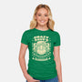 Crazy Dave Emblem Grunge-Womens-Fitted-Tee-LAGELANTEE