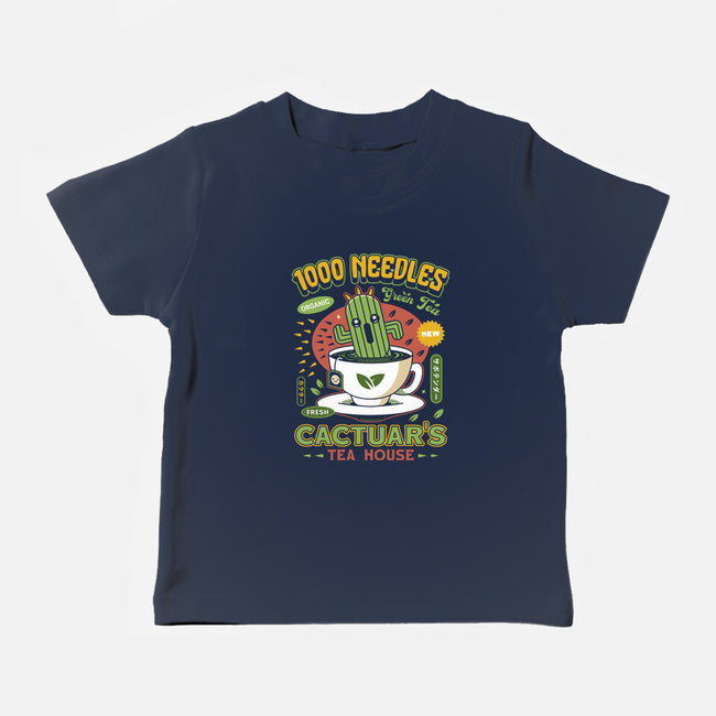 Cactuar Green Tea Emblem-Baby-Basic-Tee-LAGELANTEE
