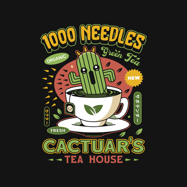 Cactuar Green Tea Emblem-None-Basic Tote-Bag-LAGELANTEE