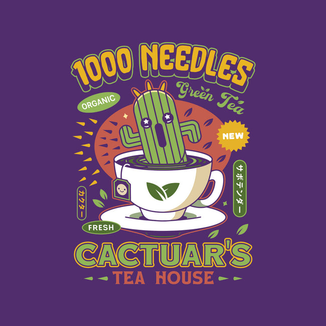Cactuar Green Tea Emblem-None-Basic Tote-Bag-LAGELANTEE