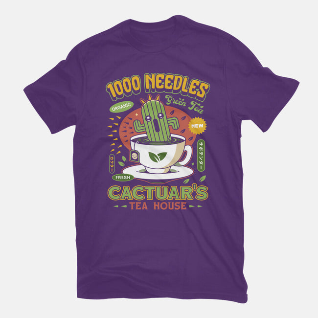 Cactuar Green Tea Emblem-Mens-Premium-Tee-LAGELANTEE