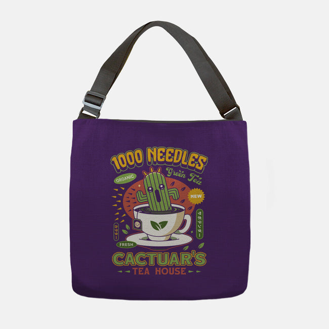 Cactuar Green Tea Emblem-None-Adjustable Tote-Bag-LAGELANTEE