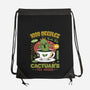 Cactuar Green Tea Emblem-None-Drawstring-Bag-LAGELANTEE