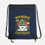Cactuar Green Tea Emblem-None-Drawstring-Bag-LAGELANTEE