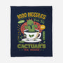 Cactuar Green Tea Emblem-None-Fleece-Blanket-LAGELANTEE